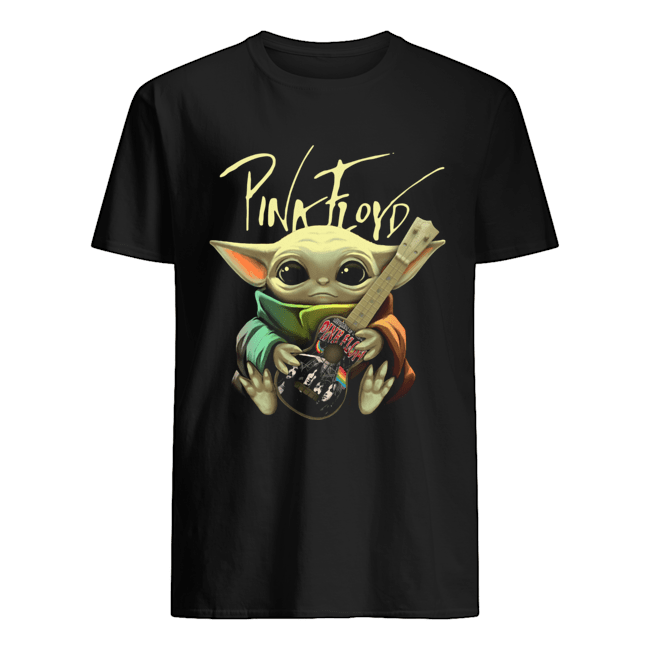 Baby Yoda Hug Pink Floyd Shirt