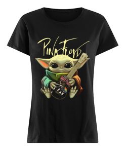 Baby Yoda Hug Pink Floyd ladies