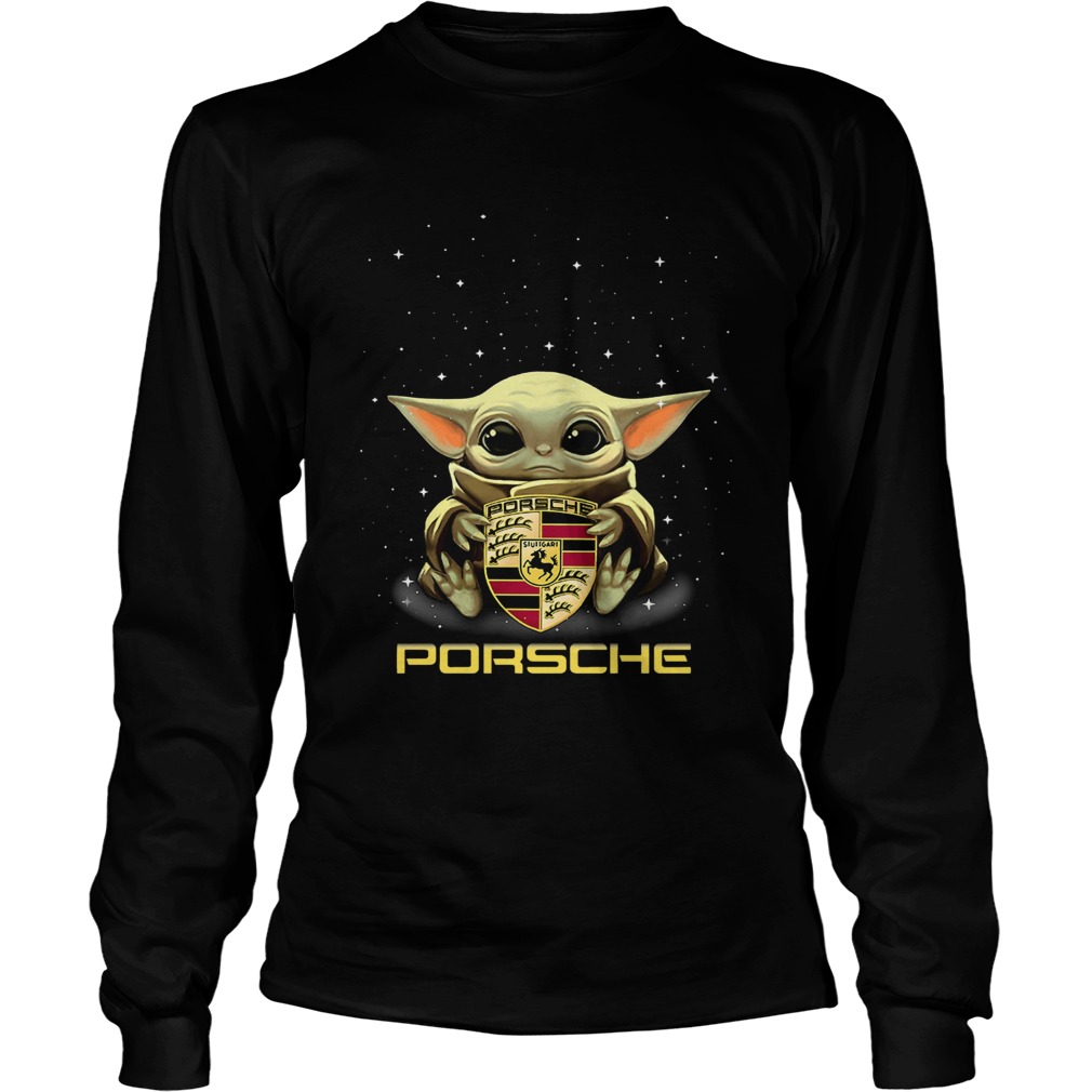 Baby Yoda Hug Porsche LongSleeve