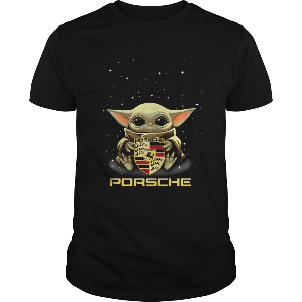 Baby Yoda Hug Porsche shirt