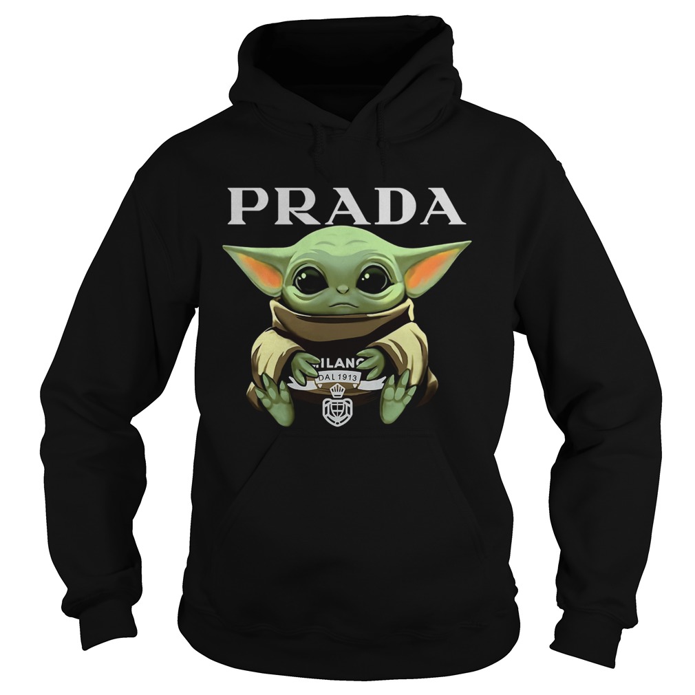 Baby Yoda Hug Prada Hoodie