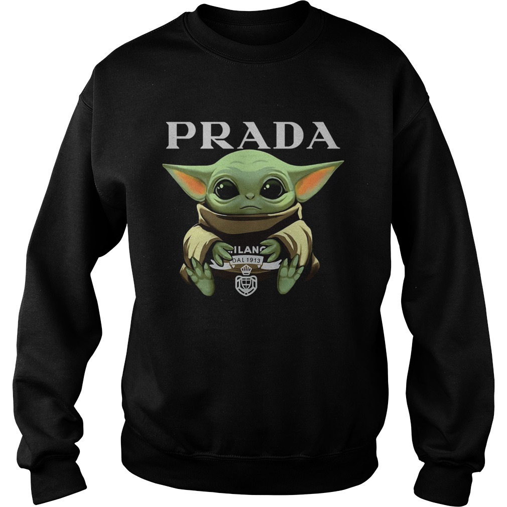 Baby Yoda Hug Prada Sweatshirt