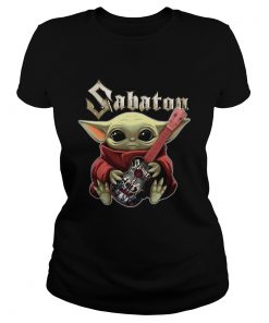 Baby Yoda Hug Sabaton Guitar  Classic Ladies