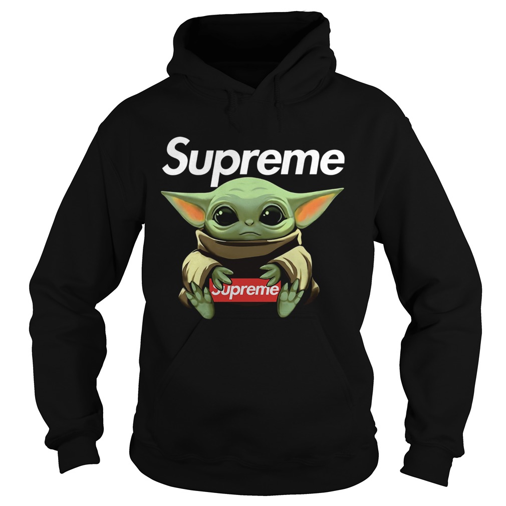 Baby Yoda Hug Supreme Hoodie