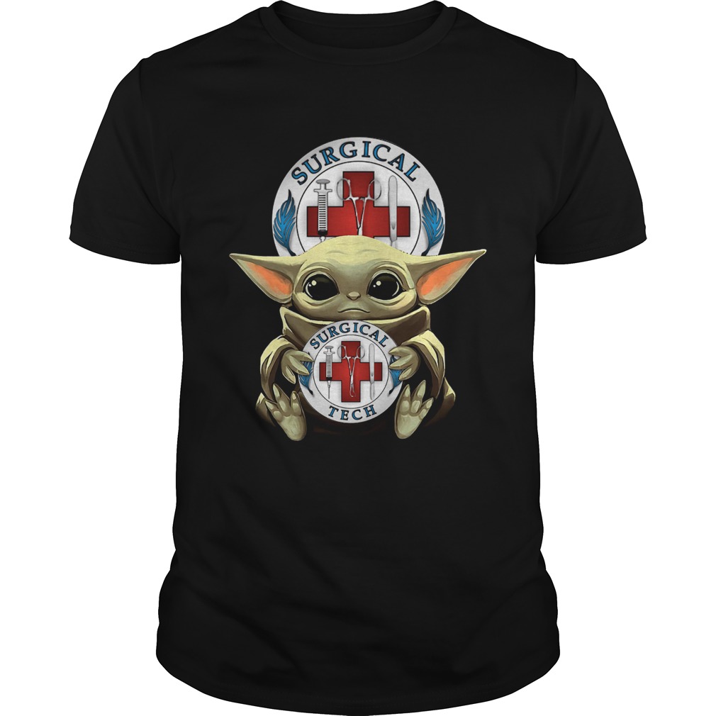 Baby Yoda Hug Surgical Tech shirt