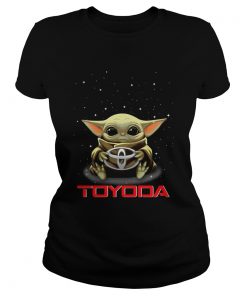 Baby Yoda Hug Toyoda  Classic Ladies