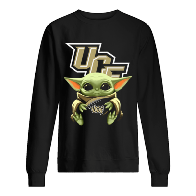 Baby Yoda Hug UCF Knights sweat