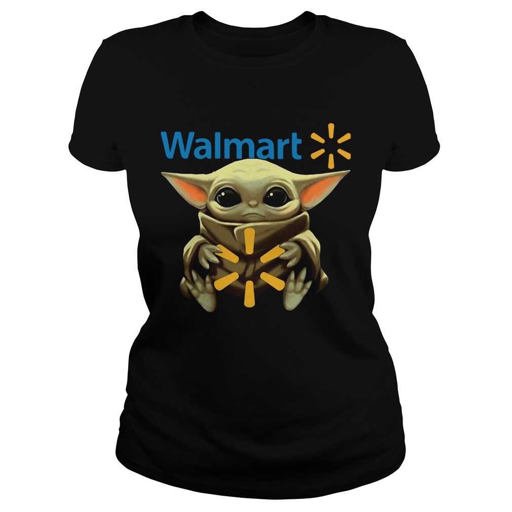 Baby Yoda Hug Walmart Classic Ladies