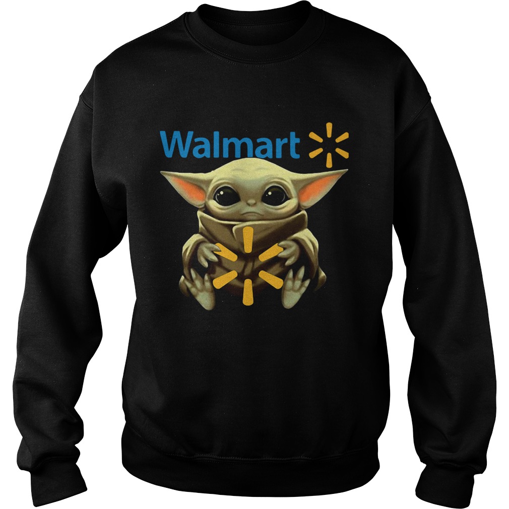 Baby Yoda Hug Walmart Sweatshirt