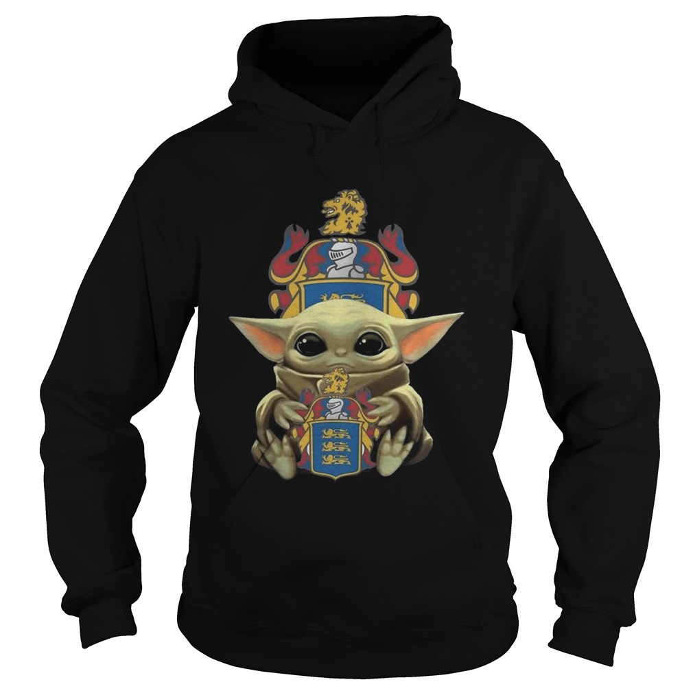 Baby Yoda Hugging C R England Hoodie