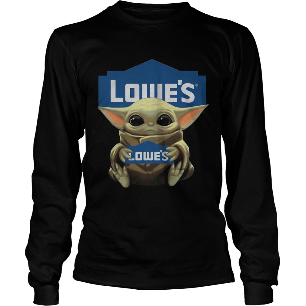 Baby Yoda Hugging Lowes LongSleeve