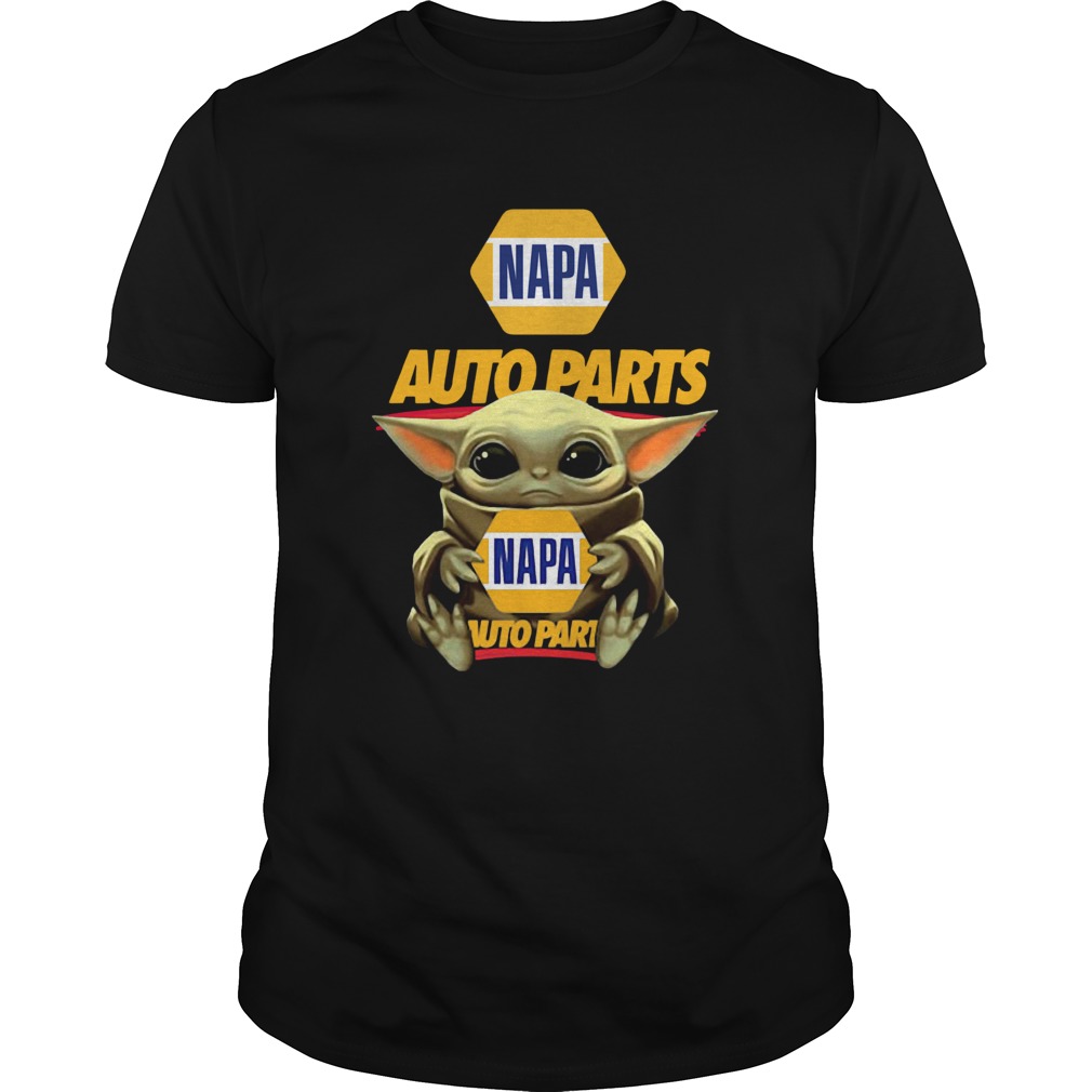 Baby Yoda Hugging Napa Auto Parts shirt