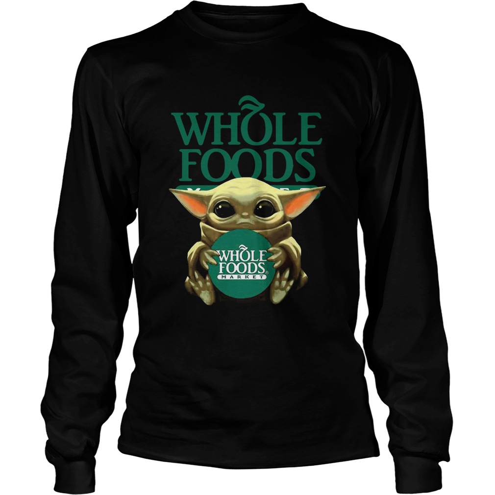 Baby Yoda Hugging Whole Foods LongSleeve