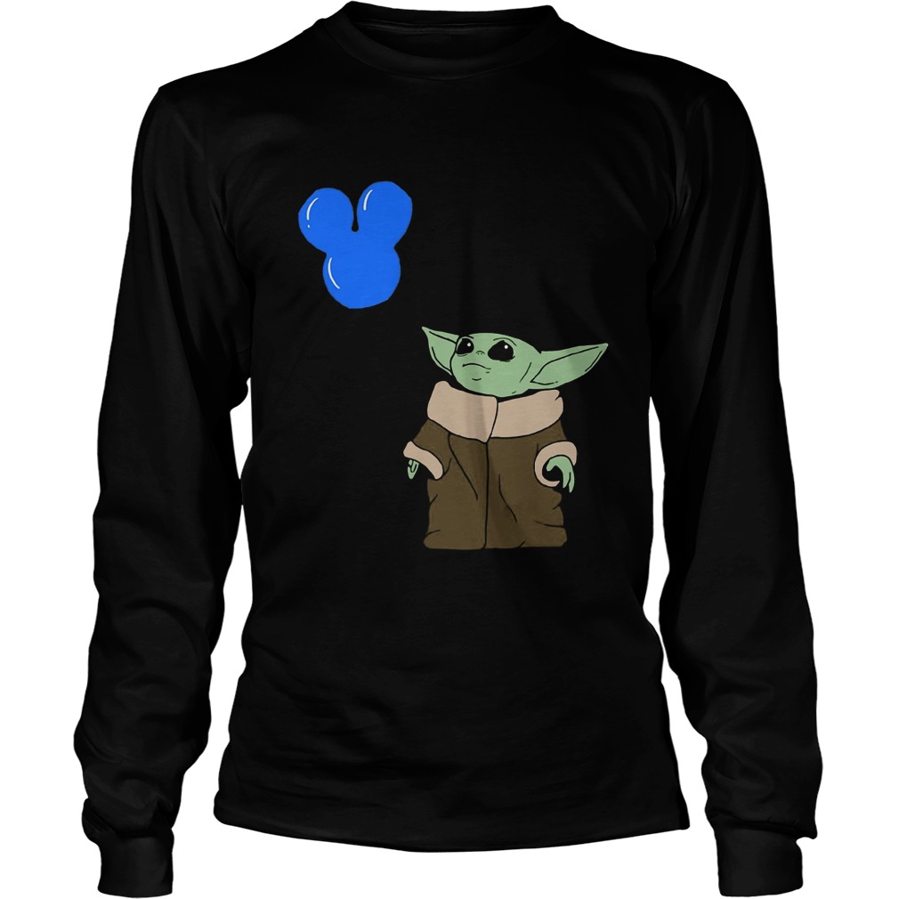 Baby Yoda Mickey Balloon LongSleeve