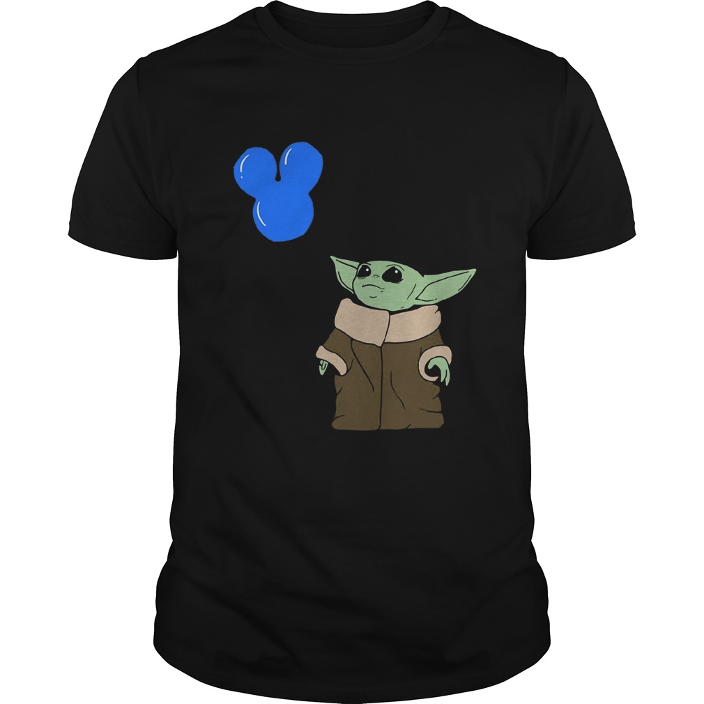 Baby Yoda Mickey Balloon shirt