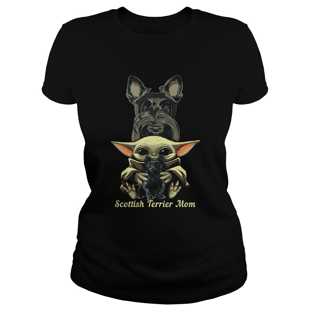 Baby Yoda Scottish Terrier Mom Classic Ladies