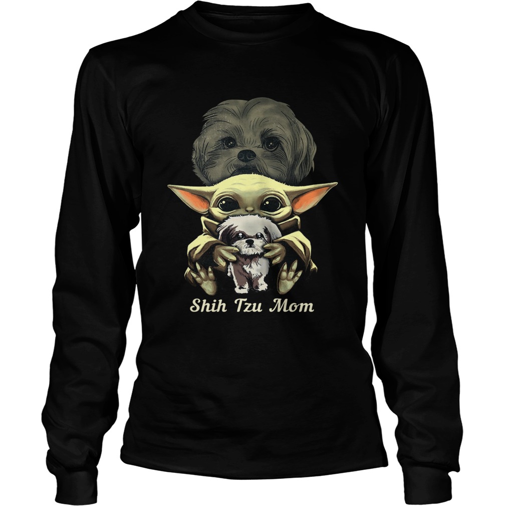 Baby Yoda Shih Tzu Mom LongSleeve