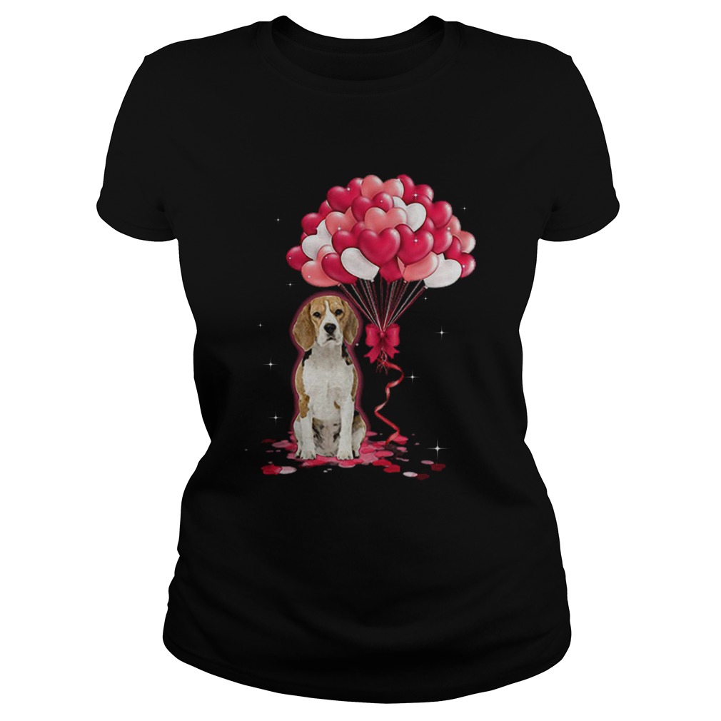 Beagle Love Balloons Classic Ladies