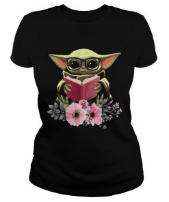 Flower Baby Yoda Reading Book  Classic Ladies