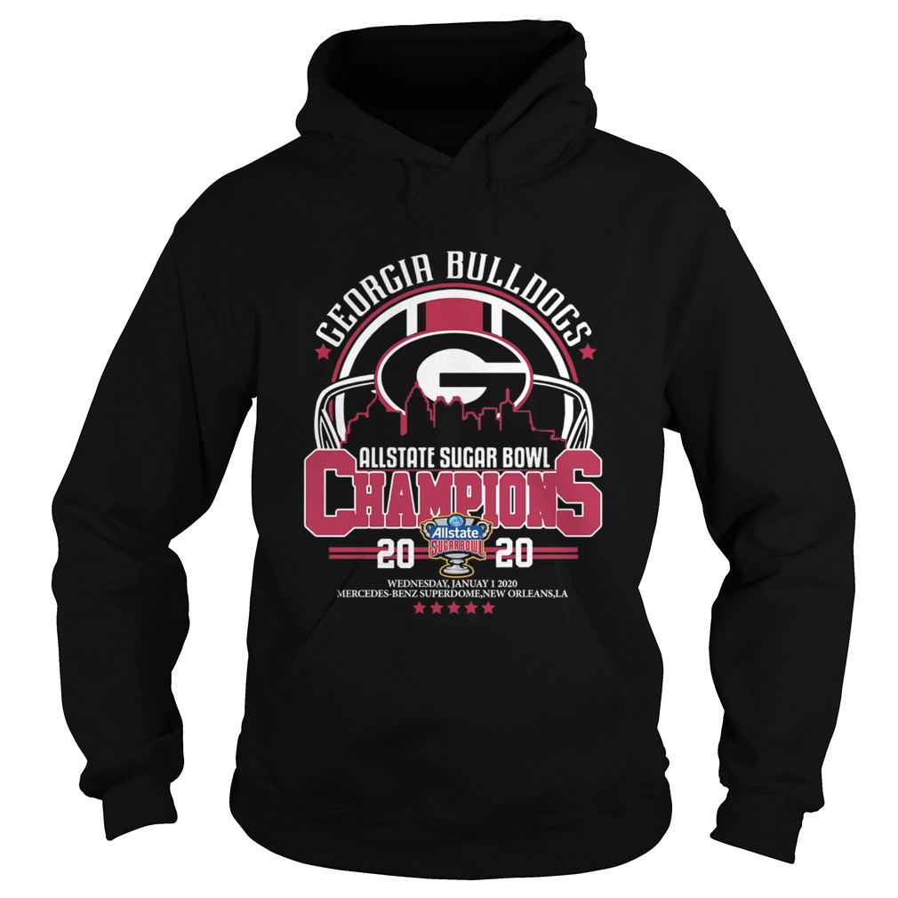 Georgia Bulldogs Allstate Sugar Bowl Champions 2020 Hoodie