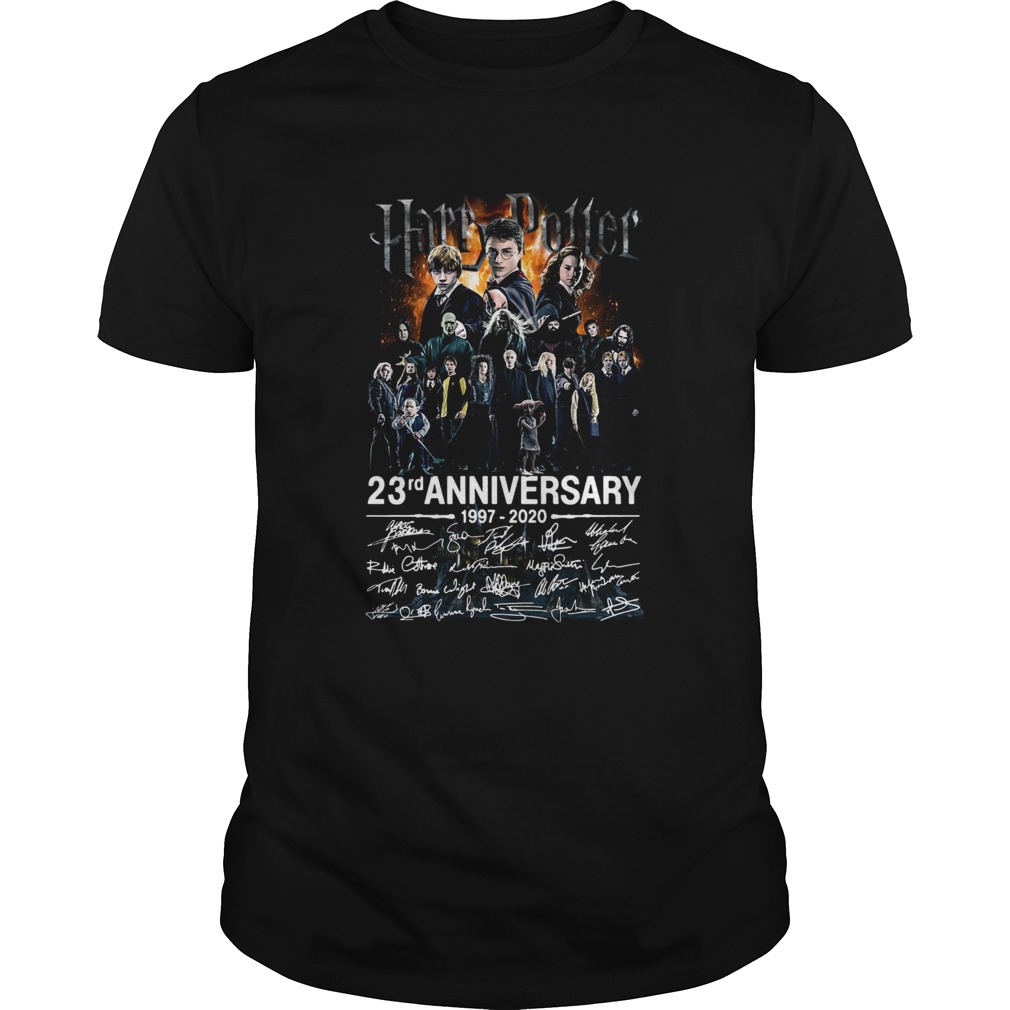 Harry Potter 23rd Anniversary 1997 2020 Signatures shirt