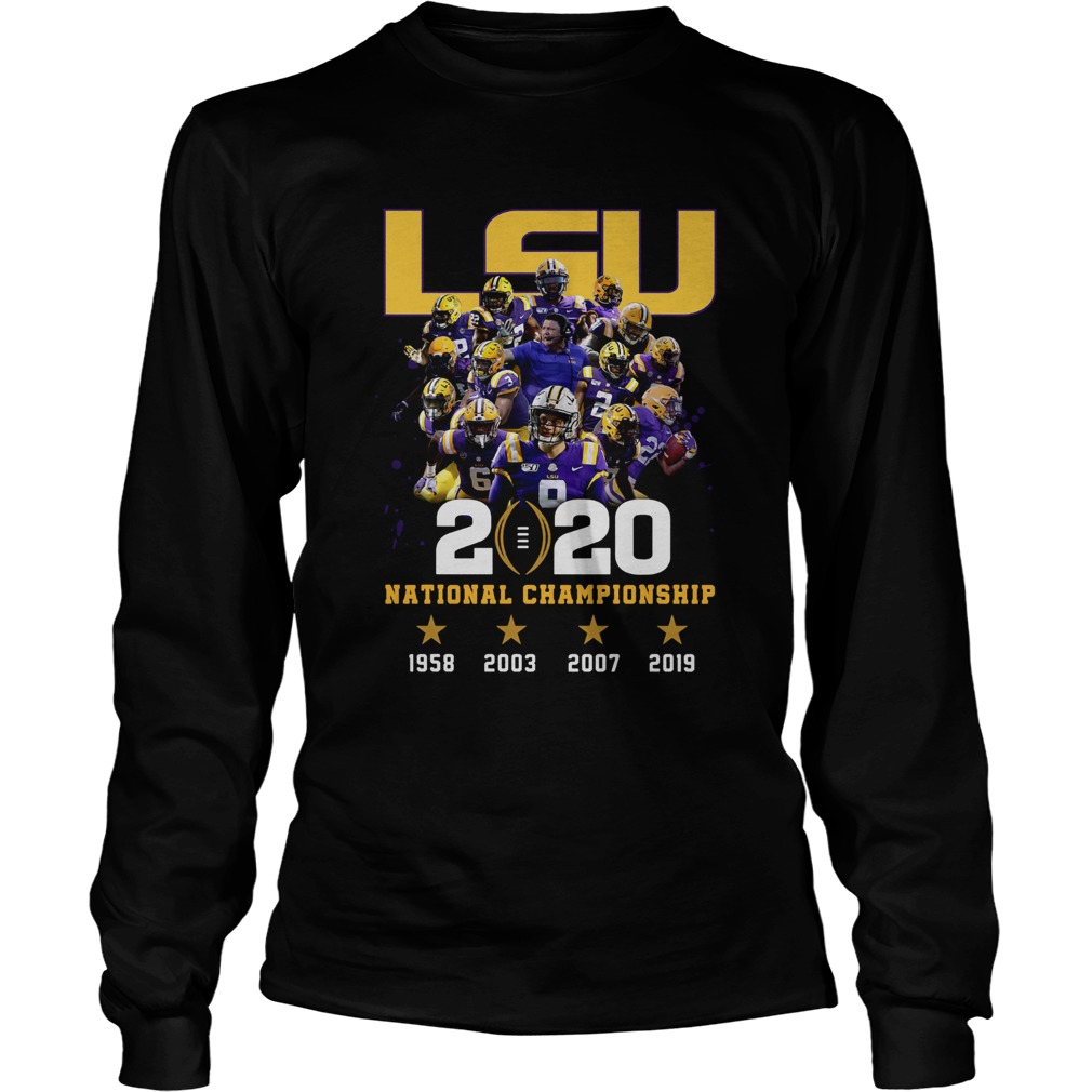 LSU 2020 National Championship LongSleeve