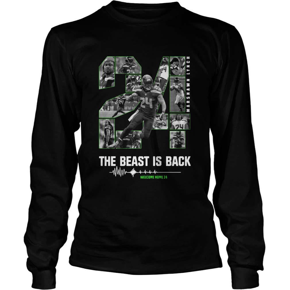 Marshawn Lynch 24 The Beast Is Back LongSleeve