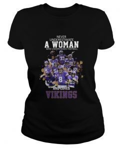 Never Underestimate A Woman Who Understands Football And Loves Viking  Classic Ladies