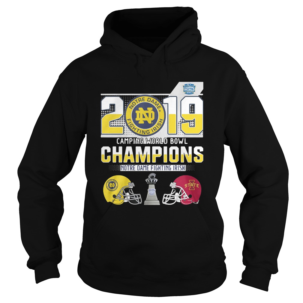 Notre Dame Fighting Irish 2019 Cam Bowl Champions Hoodie