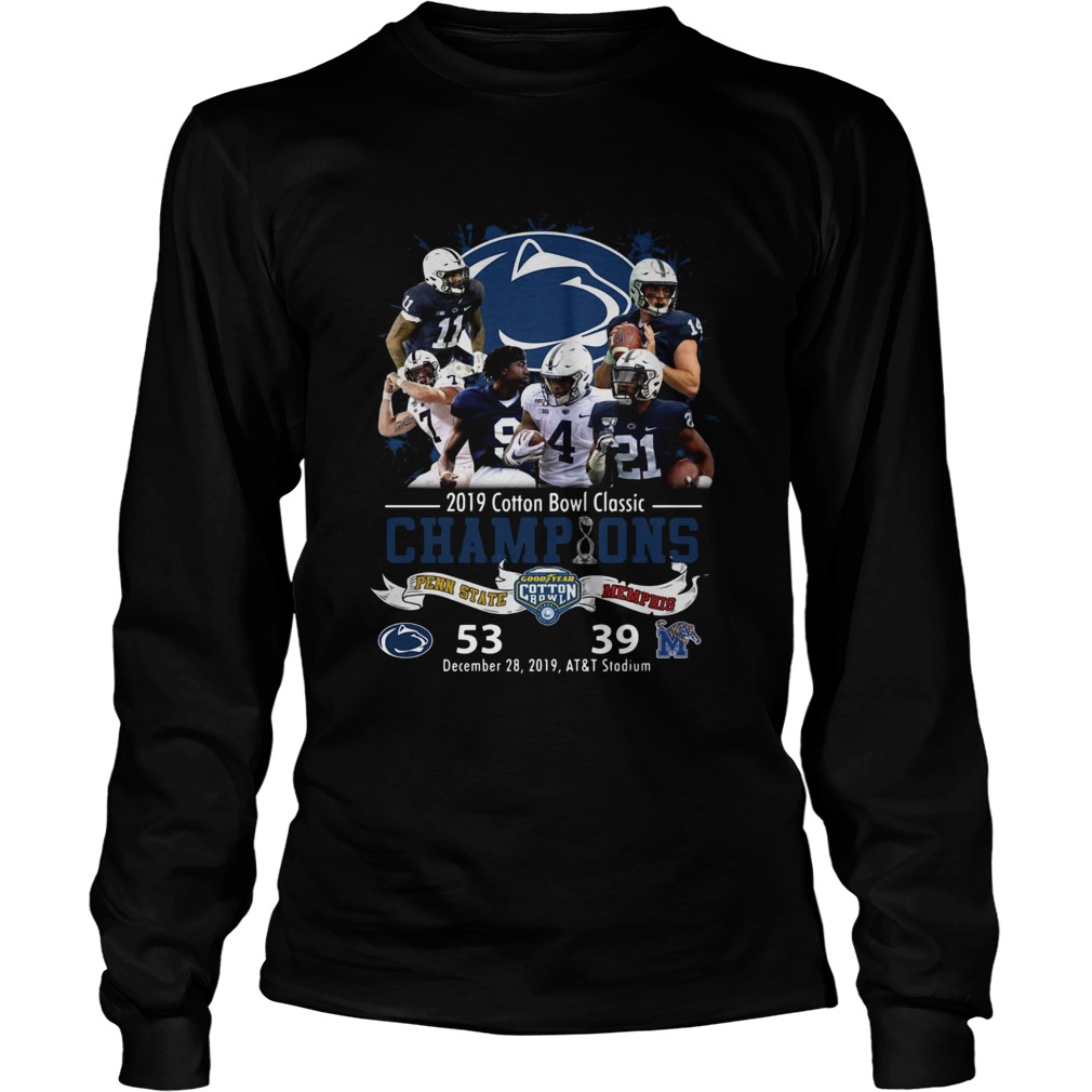 Penn State Nittany Lions 2019 Cotton Bowl Classic Champions LongSleeve