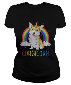 Rainbow Corgicorn  Classic Ladies