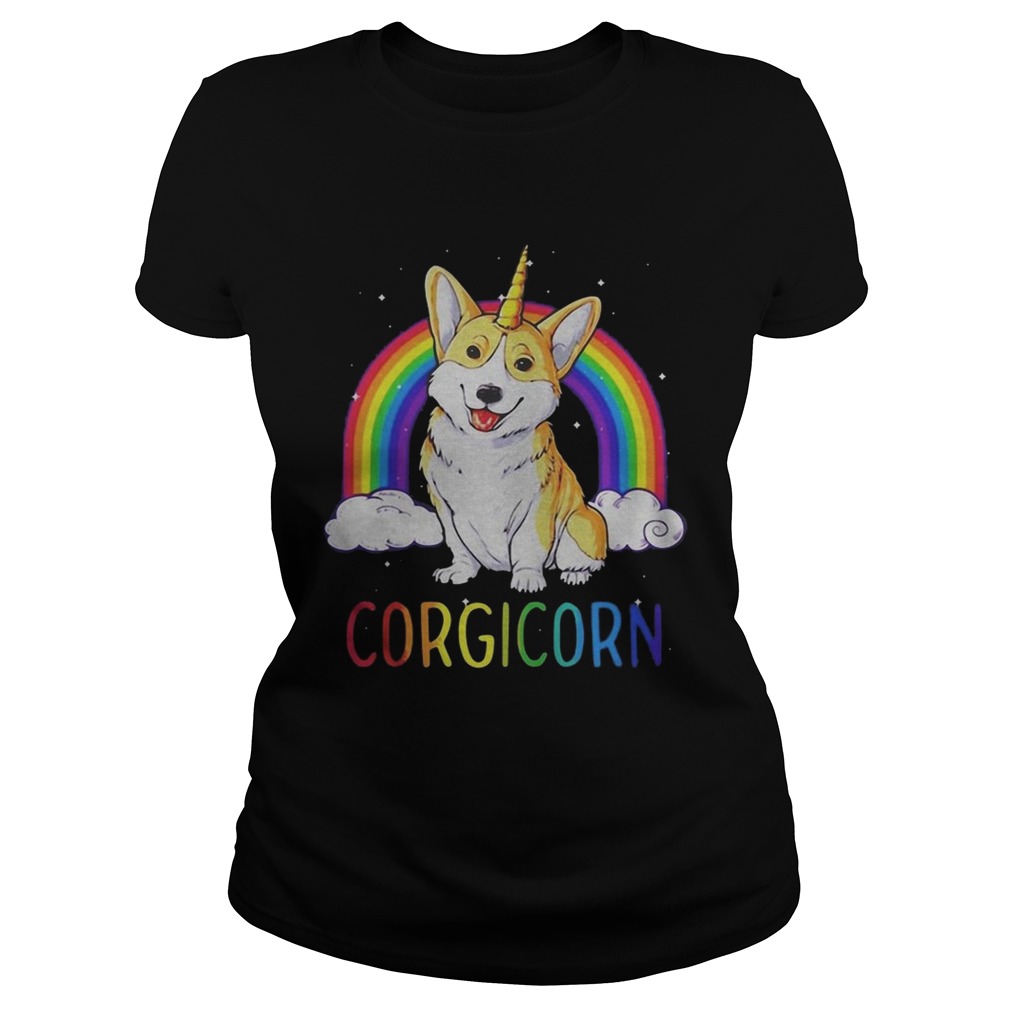 Rainbow Corgicorn Classic Ladies