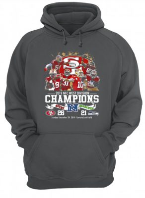 San Francisco 49ers 2019 NFc West Division Champions 49ers vs Seahawks hoodie