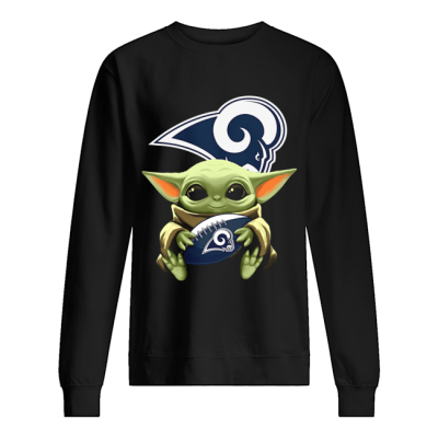 Star Wars Baby Yoda Hug Los Angeles Rams sweat