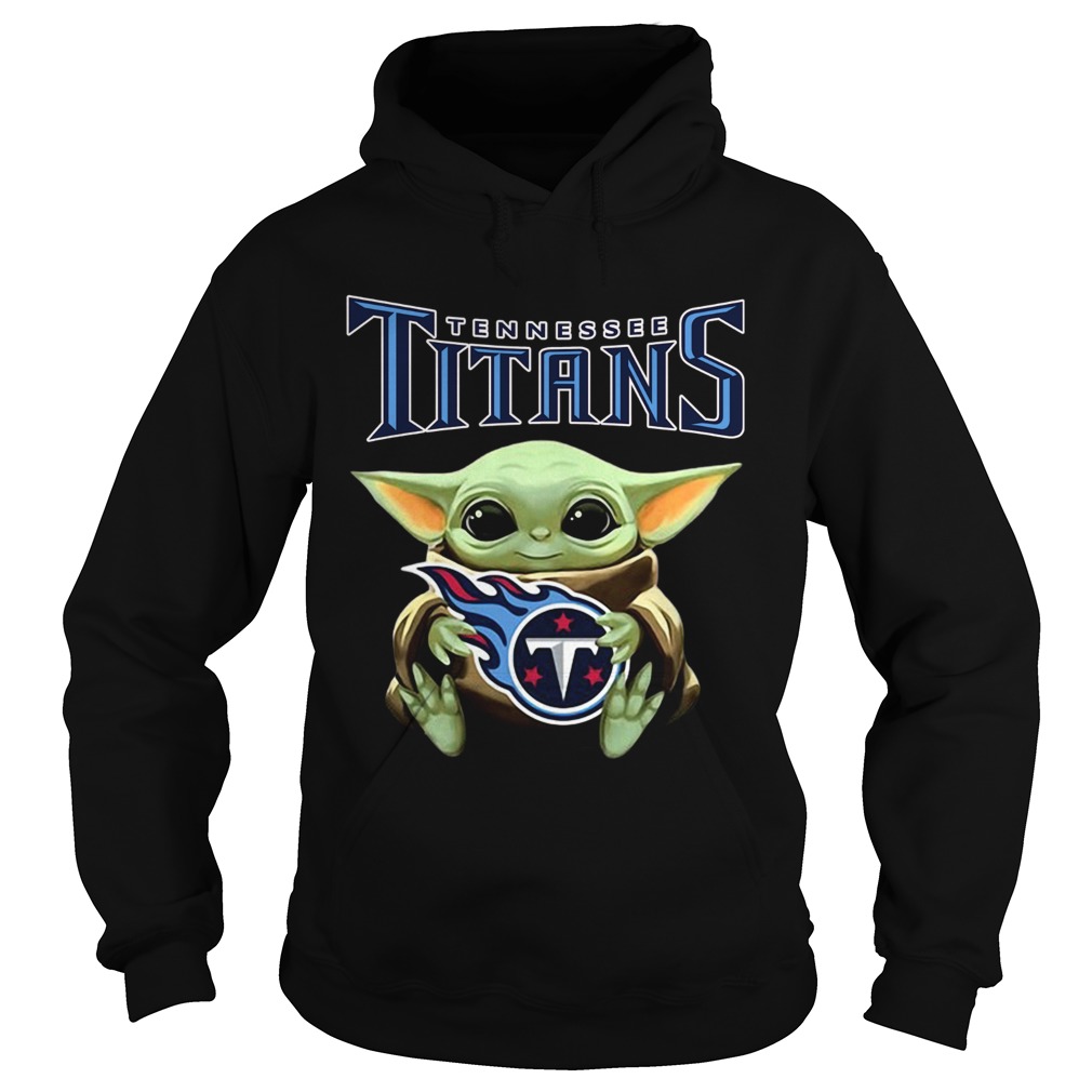 Star Wars Baby Yoda hug Tennessee Titans Hoodie