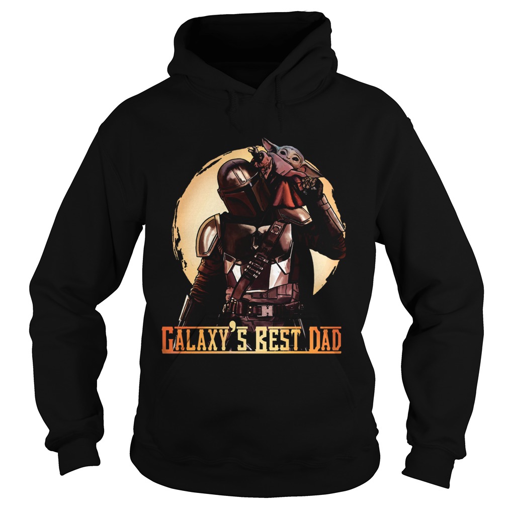 The Mandalorian and Baby Yoda Galaxys Best Dad Hoodie