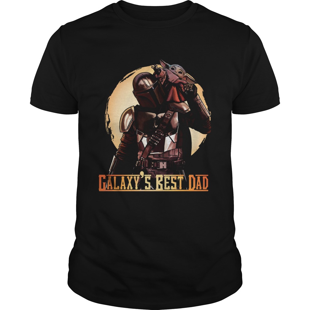 The Mandalorian and Baby Yoda Galaxys Best Dad shirt