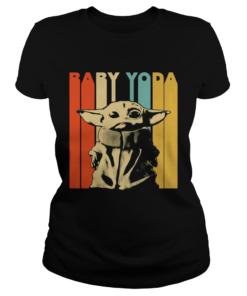 The Mandalorian baby Yoda vintage  Classic Ladies