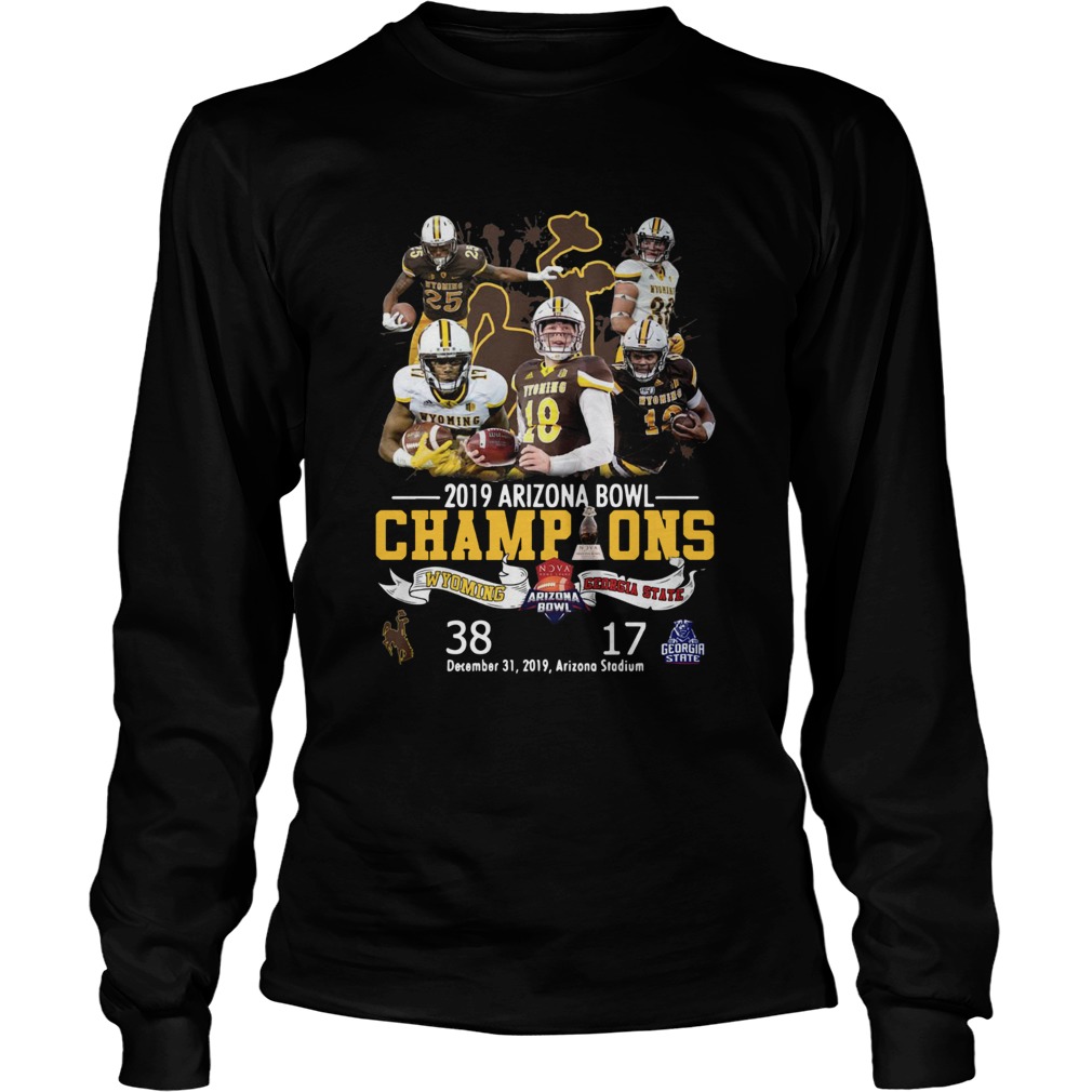 Wyoming Cowboys vs Georgia State 2019 Arizona Bowl Champions LongSleeve