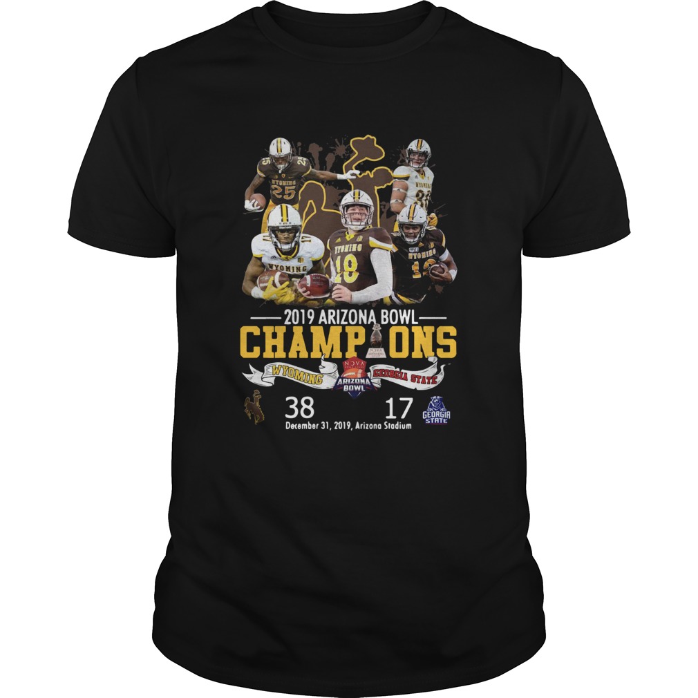 Wyoming Cowboys vs Georgia State 2019 Arizona Bowl Champions shirt