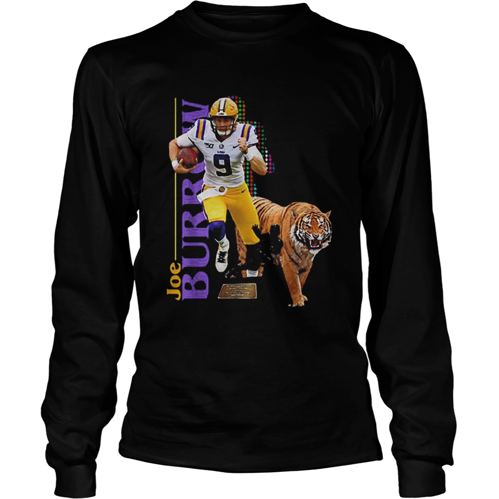 9 Joe Burrow LSU Tigers LongSleeve