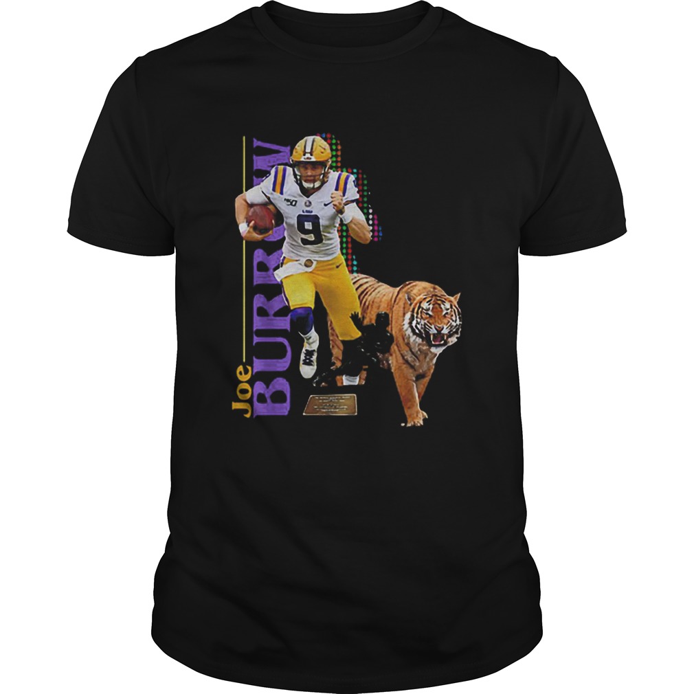 9 Joe Burrow LSU Tigers shirt