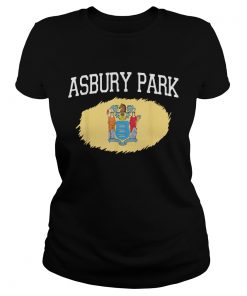 ASBURY PARK NJ NEW JERSEY Flag Vintage USA Sports  Classic Ladies