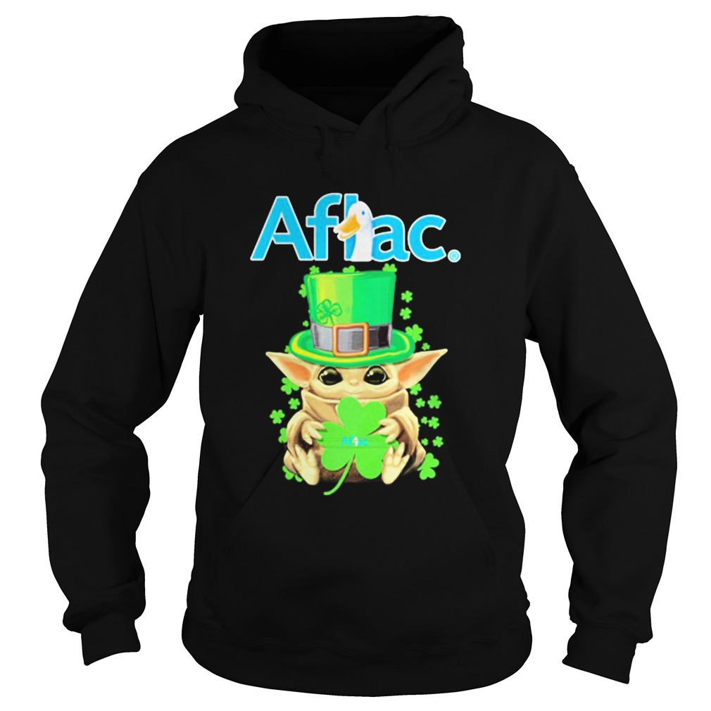 Aflac Baby Yoda stpatricks day Hoodie