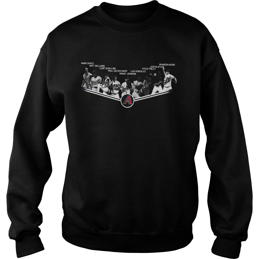 Arizona Diamondbacks Legends Players Team Signature Sweatshirt