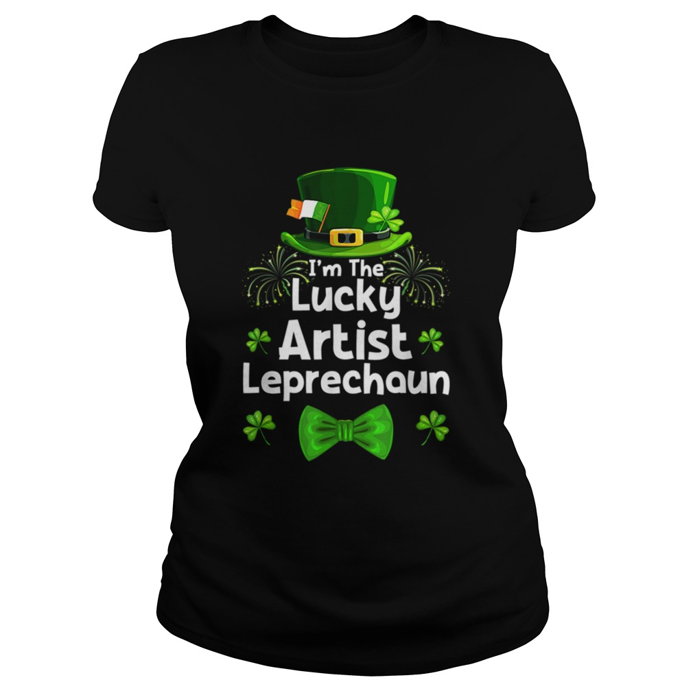 Artist Leprechaun St Patricks Day Art Teacher Painter Classic Ladies