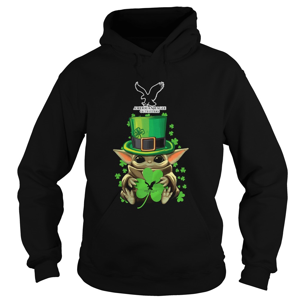 Baby Yoda American Eagle Outfitters Shamrock StPatricks Day Hoodie