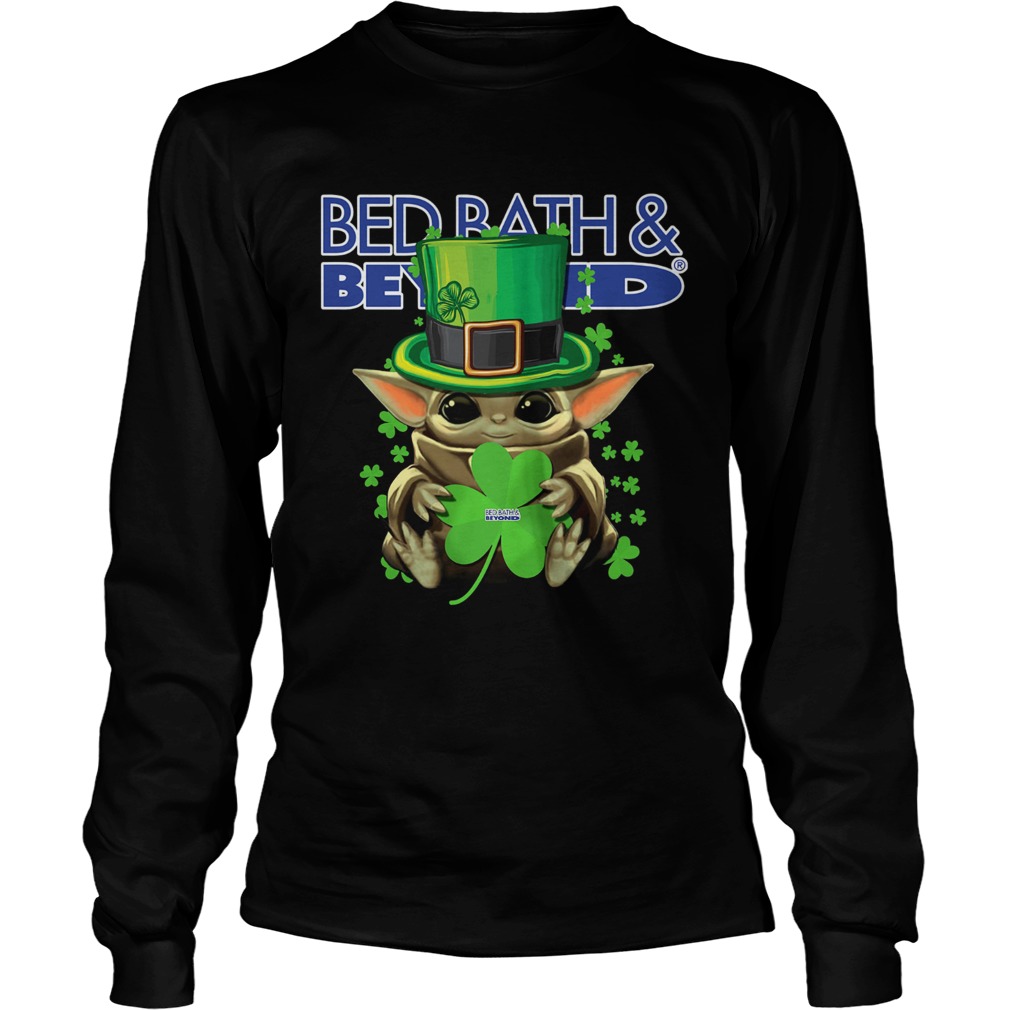 Baby Yoda Bed BathBeyond Shamrock StPatricks Day LongSleeve