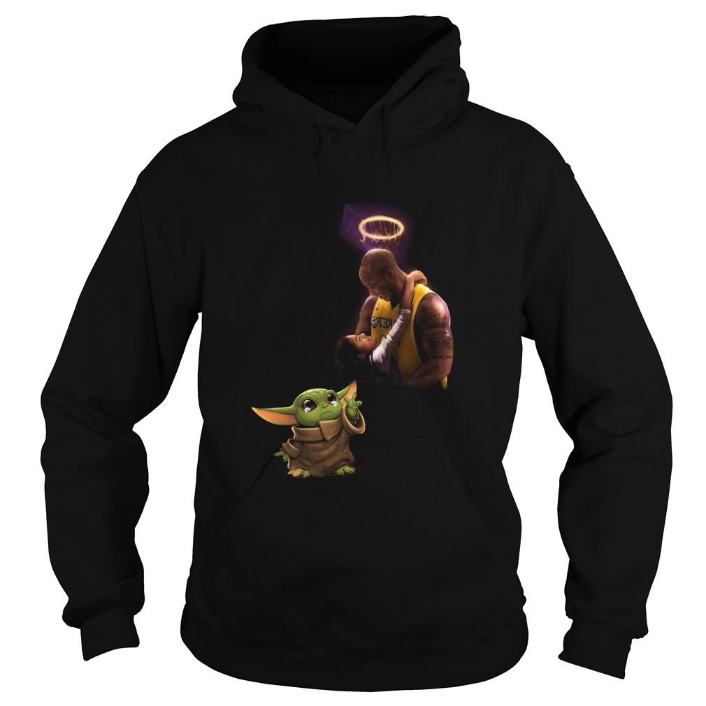 Baby Yoda Crying RIP Kobe Bryant Hoodie