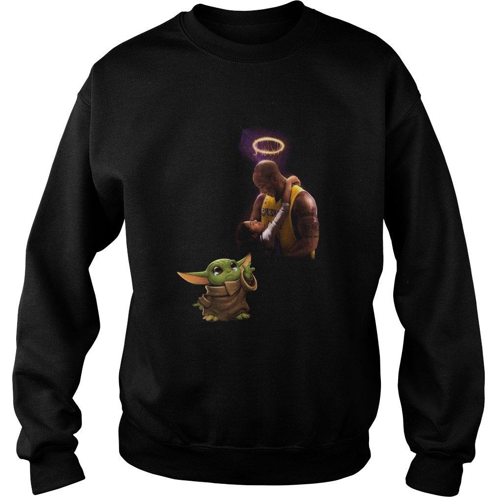 Baby Yoda Crying RIP Kobe Bryant Sweatshirt